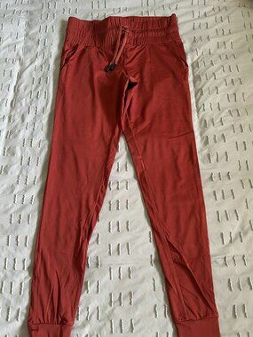 ARRO Athletics Joggers | Rust Red | Pet Hair Resistant | Size L | Made in Canada